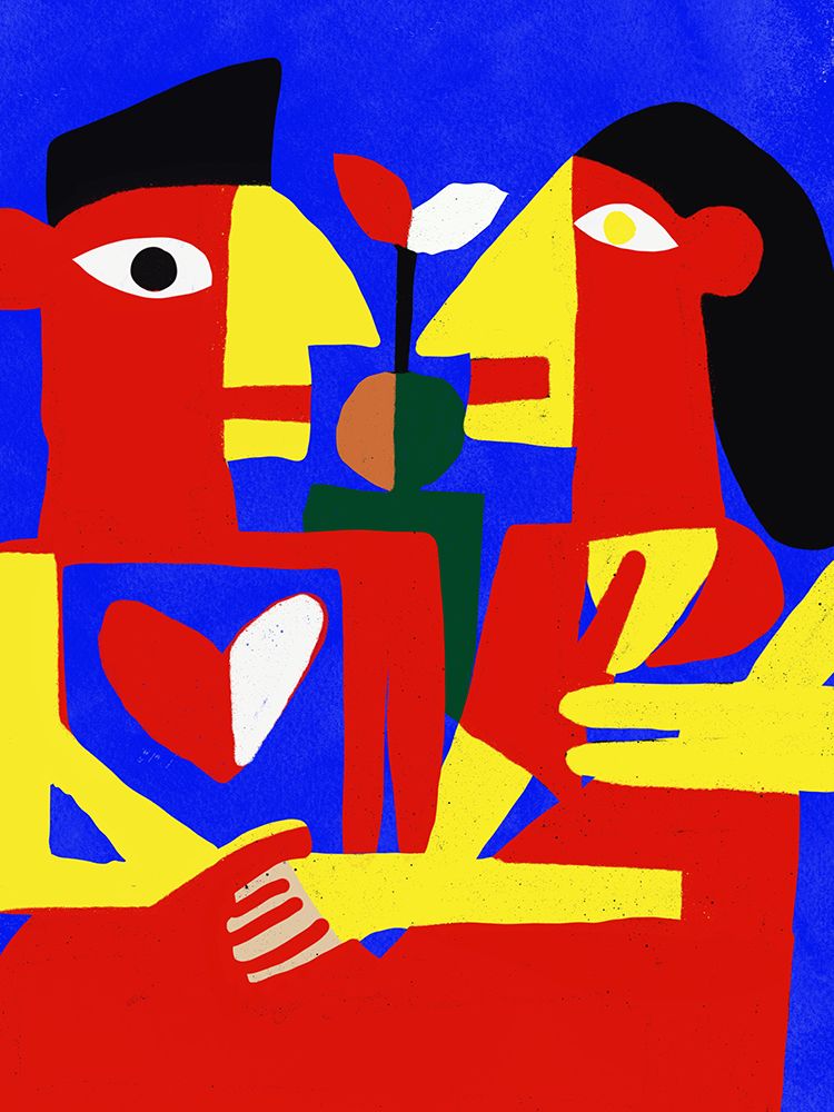 Aboriginal love art print by Little Dean for $57.95 CAD