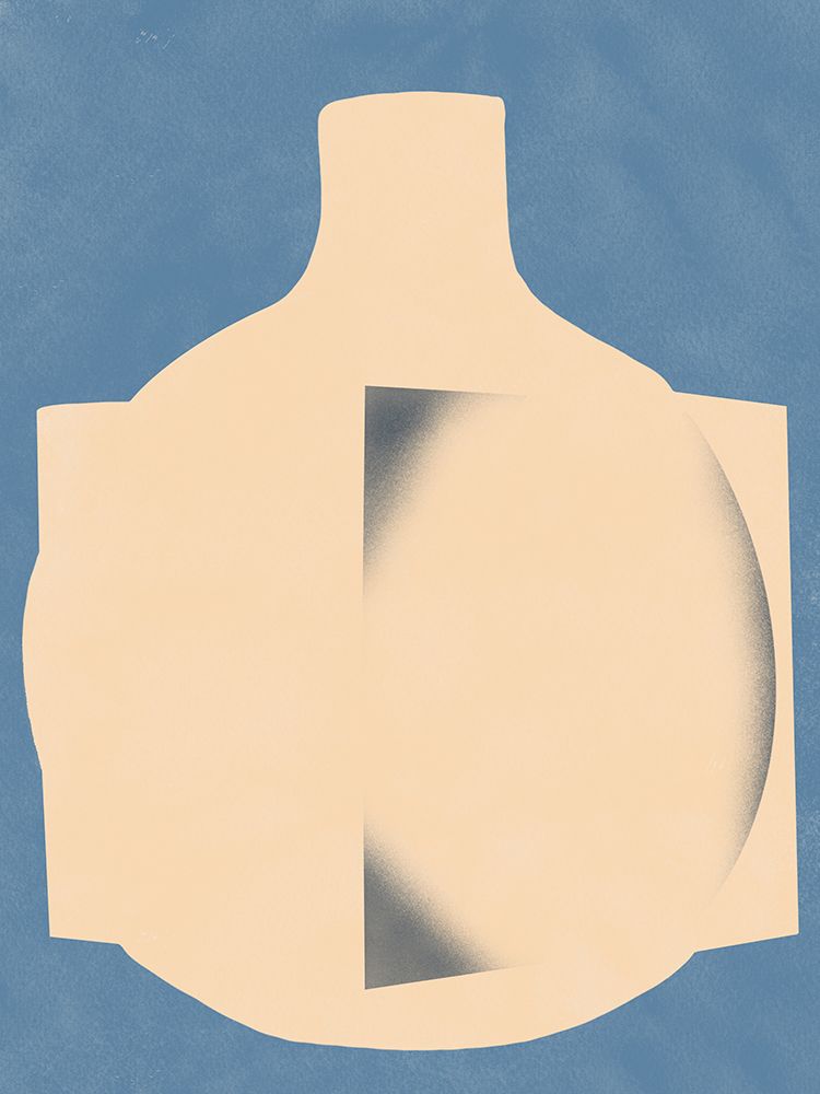 Cream color vase art print by Little Dean for $57.95 CAD