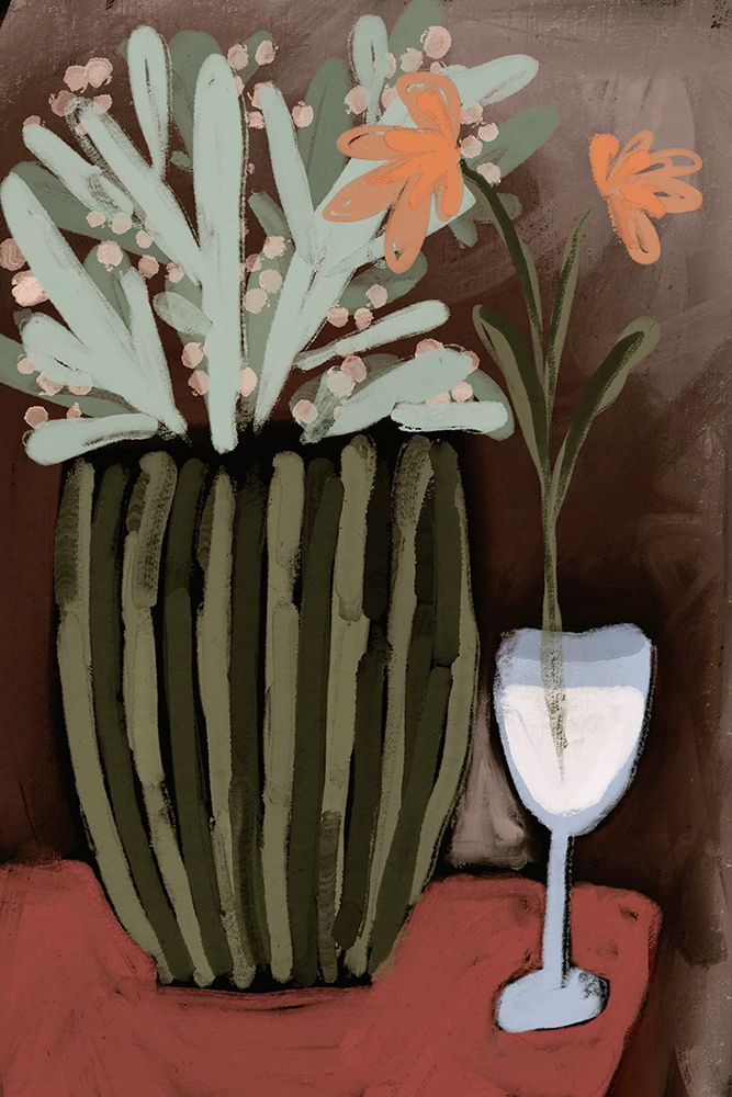 Floral still life no 4 art print by Treechild for $57.95 CAD