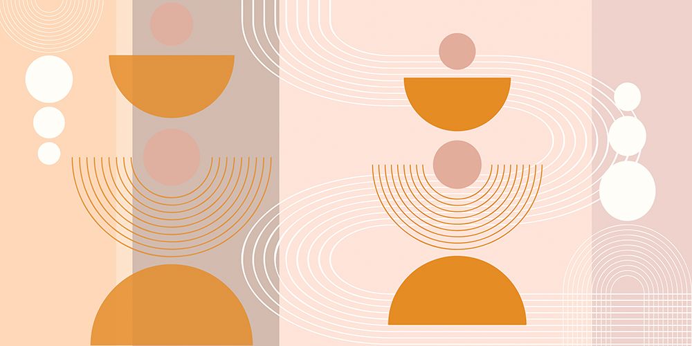 Geometric Abstract No.4 art print by Sue Skellern for $57.95 CAD