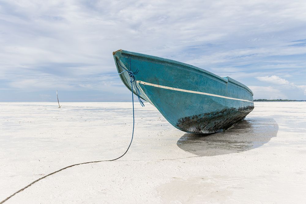 Boat at the Beach art print by Photolovers for $57.95 CAD