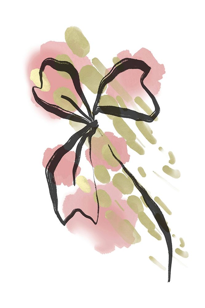 Botanical Pink Green 5 art print by Sally Ann Moss for $57.95 CAD