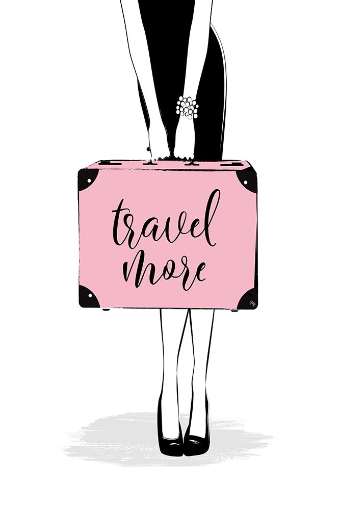 Travel More art print by Martina for $57.95 CAD