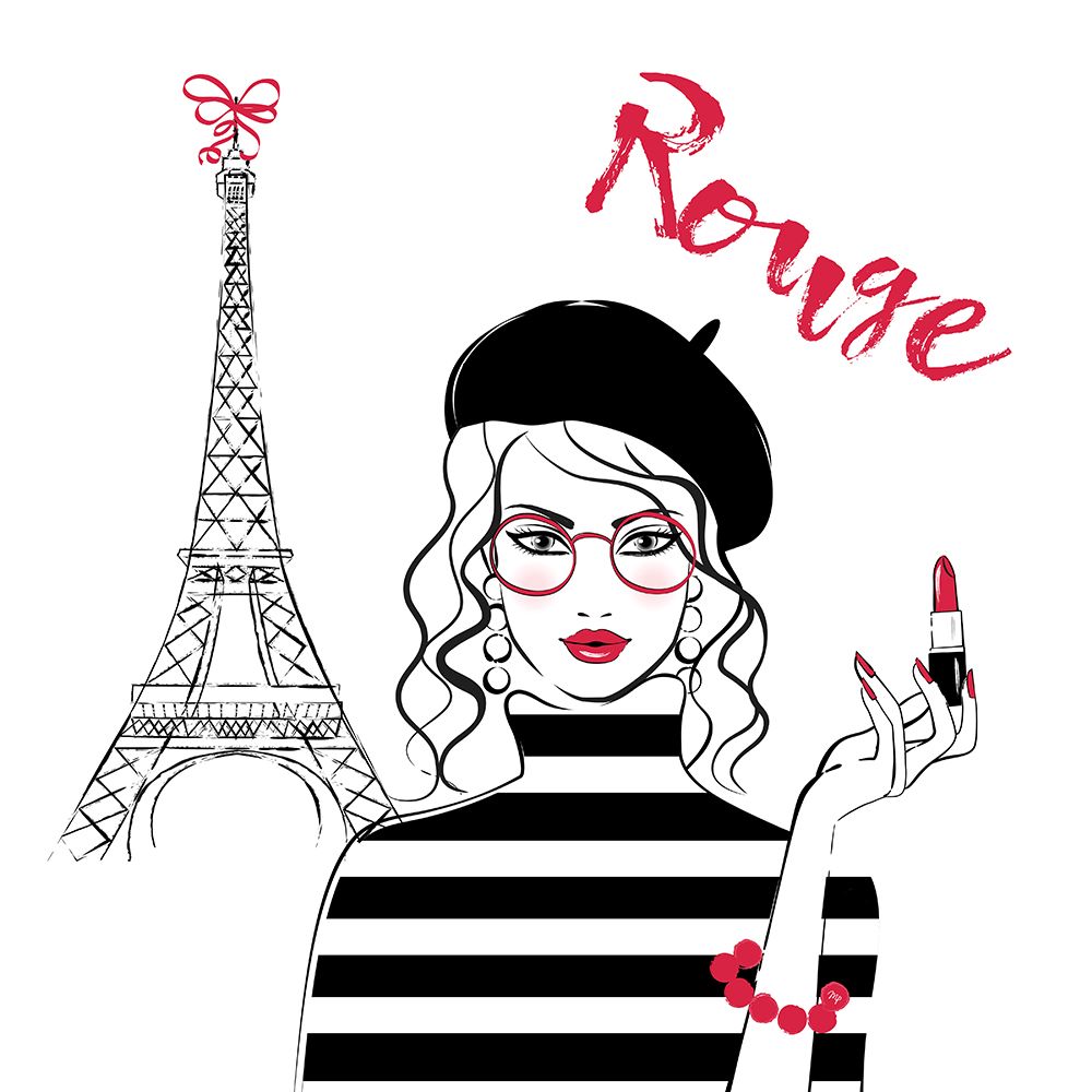 Paris Rouge art print by Martina for $57.95 CAD