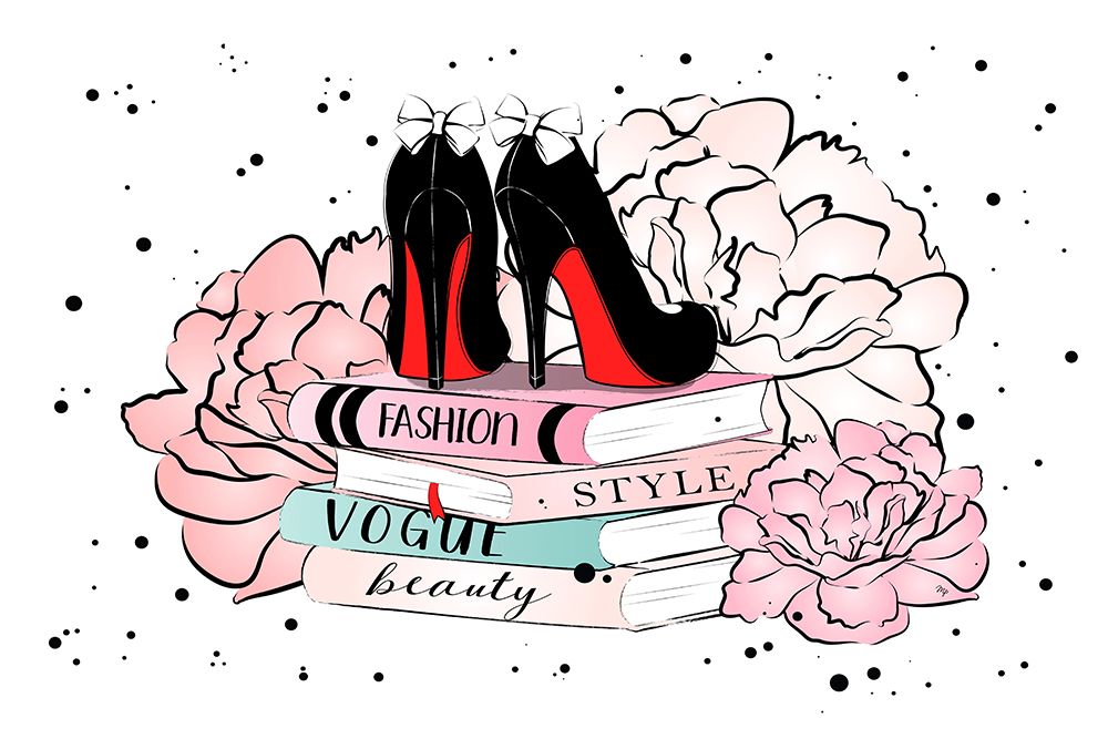 Fashion Books art print by Martina for $57.95 CAD