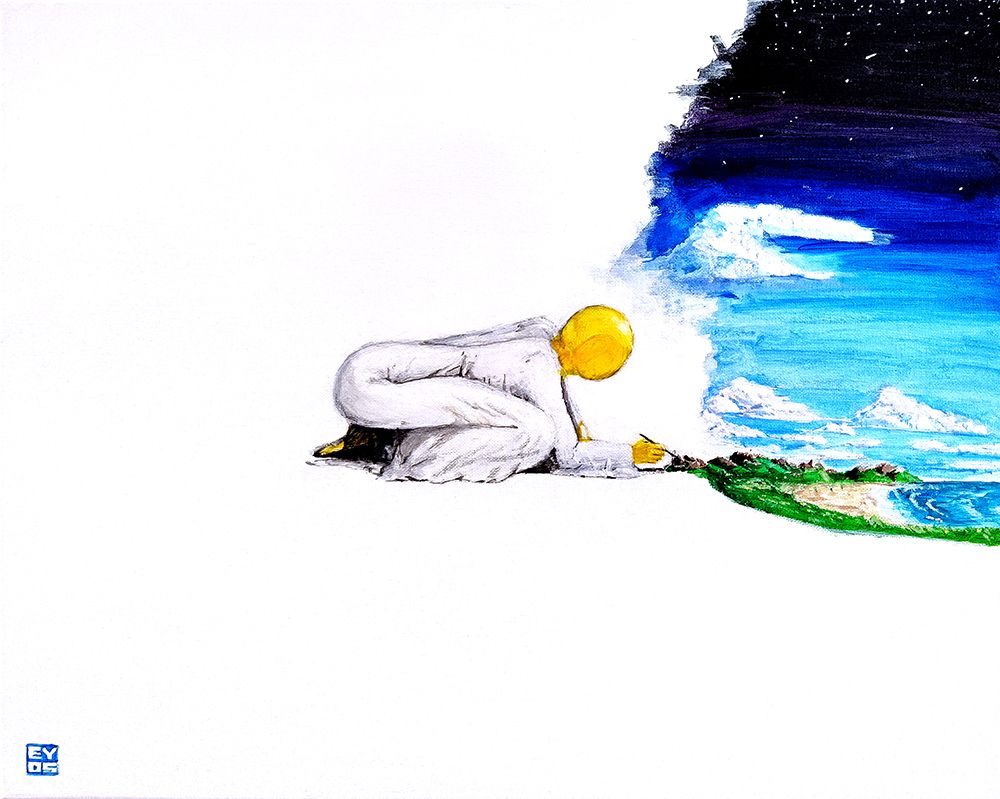 The Painter Behind The Eyes art print by Ezekiel Y.D. Schmitt for $57.95 CAD