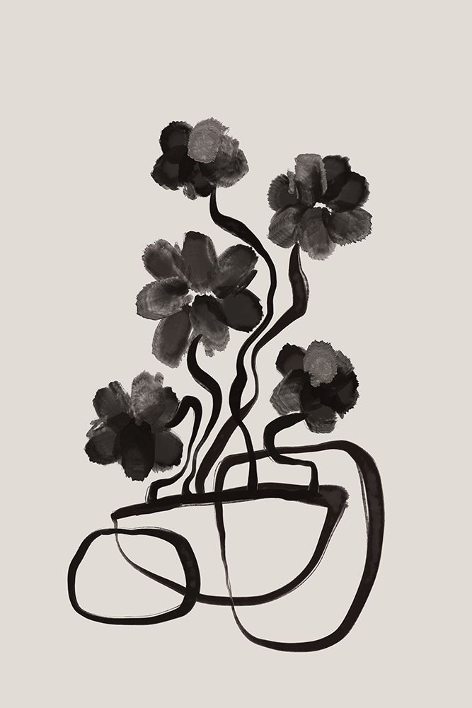 Grayflowers art print by Treechild for $57.95 CAD