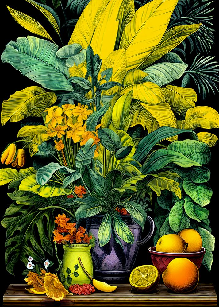 Botanical Fusion 1 art print by Justyna Jaszke for $57.95 CAD