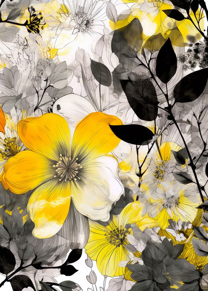 Botanical Fusion 7 art print by Justyna Jaszke for $57.95 CAD