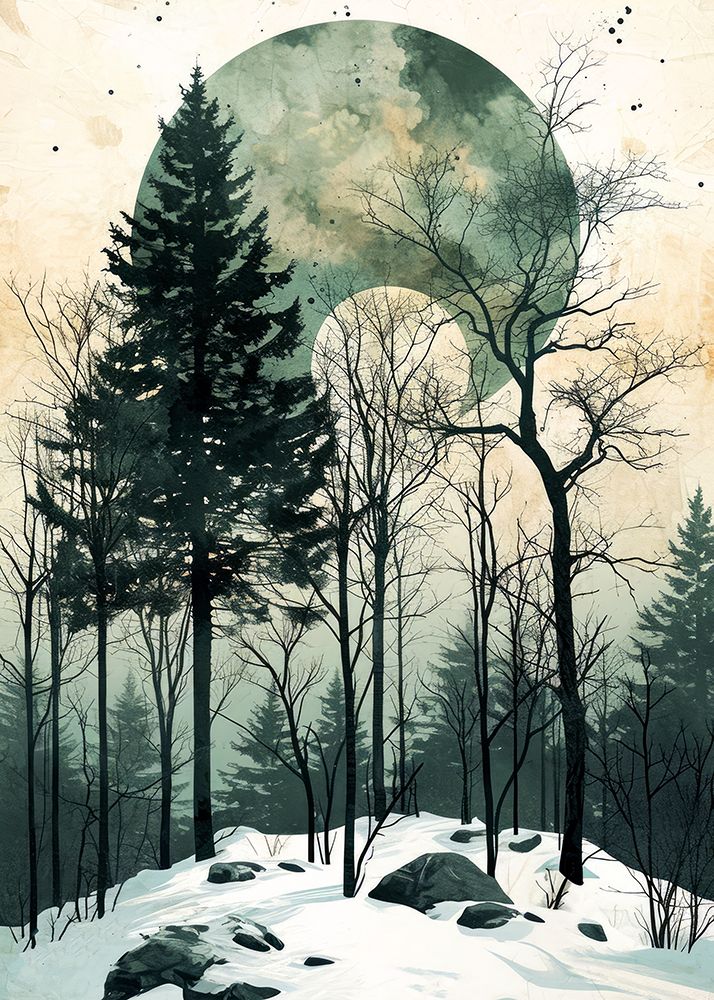 Nature 8 landscape art print by Justyna Jaszke for $57.95 CAD