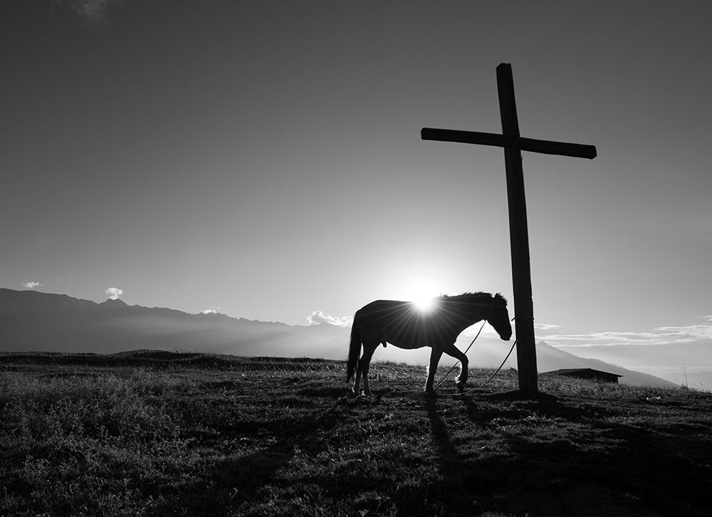 His Own Cross art print by Mihnea Turcu for $57.95 CAD