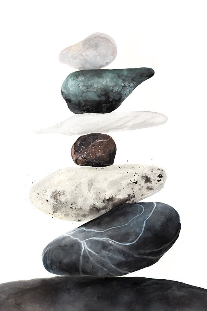 Stones from the beach art print by Emelie Marie for $57.95 CAD