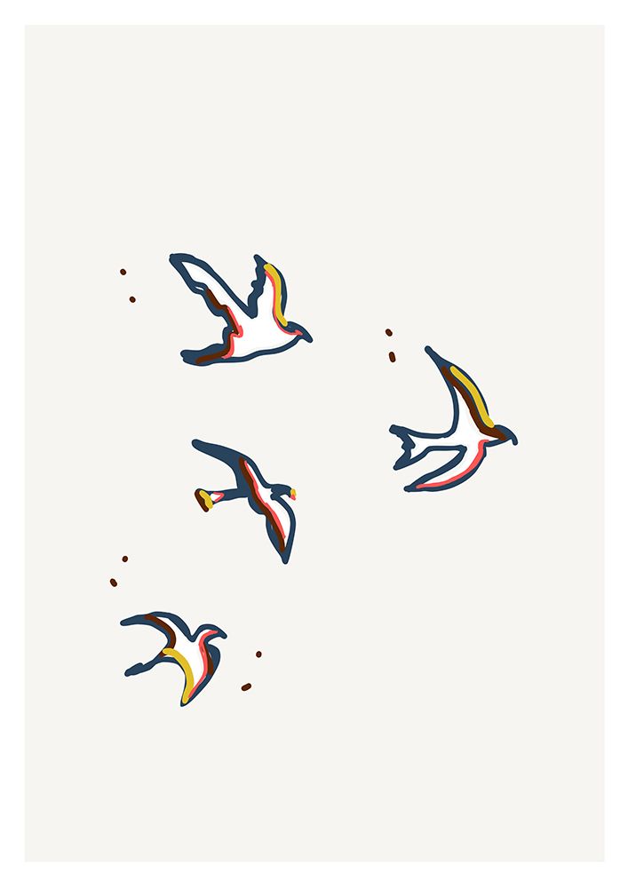 Flight of Birds art print by Art of Living for $57.95 CAD
