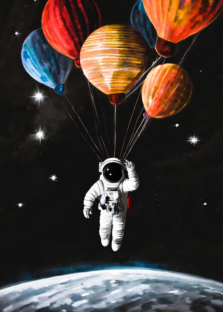 Astronaut art print by Andreas Magnusson for $57.95 CAD