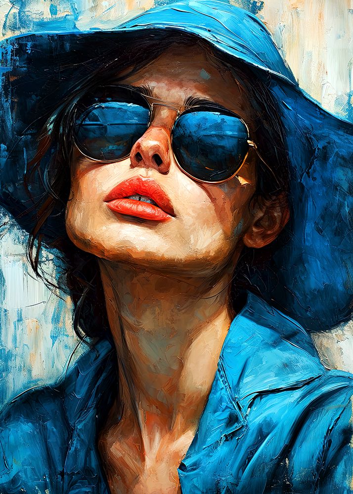 Portrait of a woman 6 art print by Justyna Jaszke for $57.95 CAD