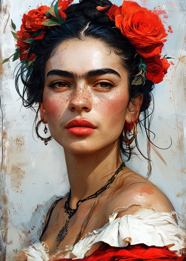 Portrait of a woman 15 art print by Justyna Jaszke for $57.95 CAD