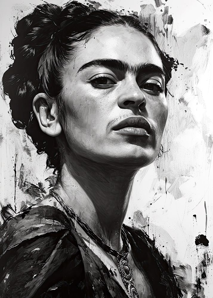 Portrait of a woman 18 art print by Justyna Jaszke for $57.95 CAD