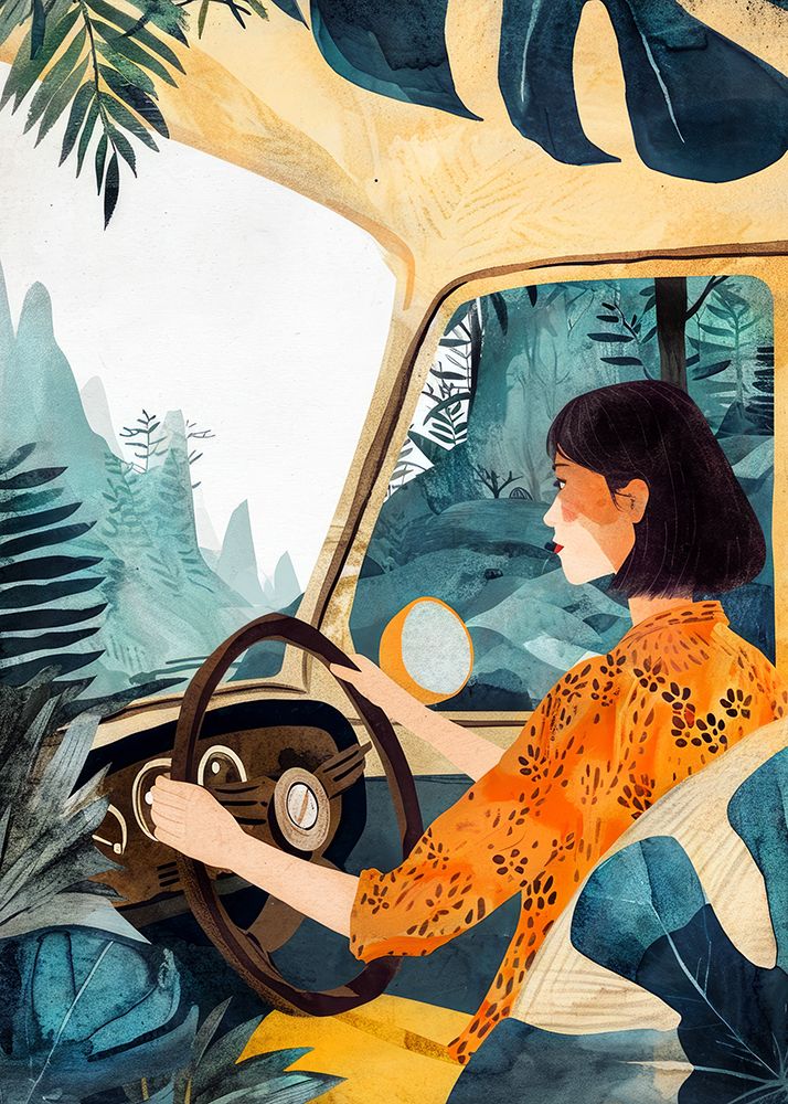 Portrait of a woman 23 art print by Justyna Jaszke for $57.95 CAD