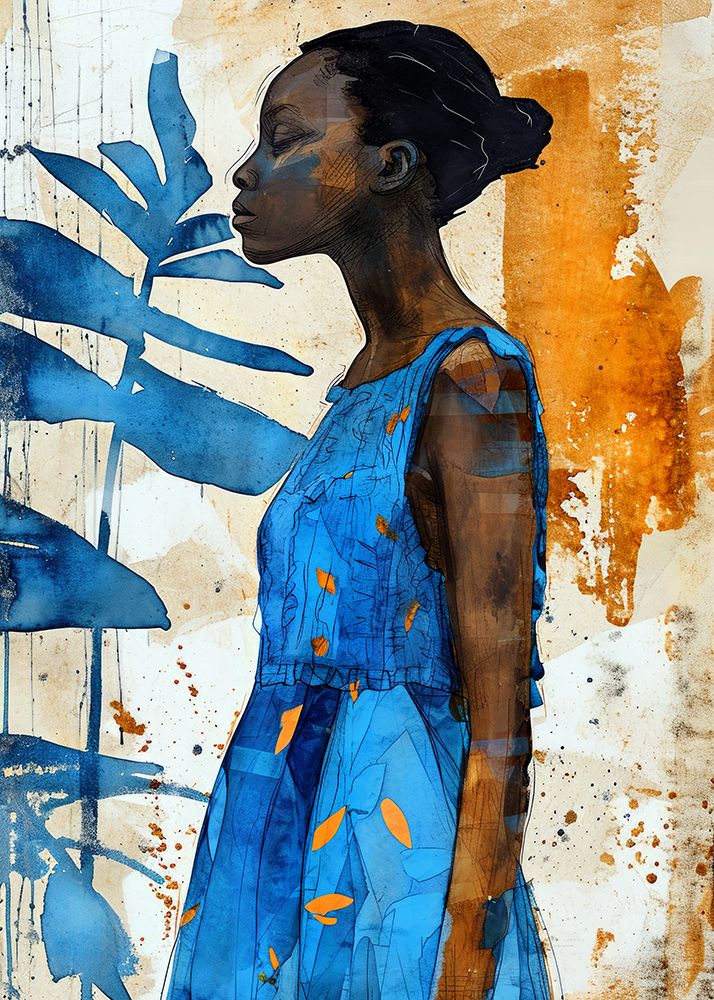 Portrait of a woman 27 art print by Justyna Jaszke for $57.95 CAD
