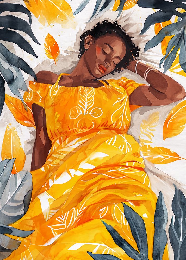 Portrait of a woman 28 art print by Justyna Jaszke for $57.95 CAD