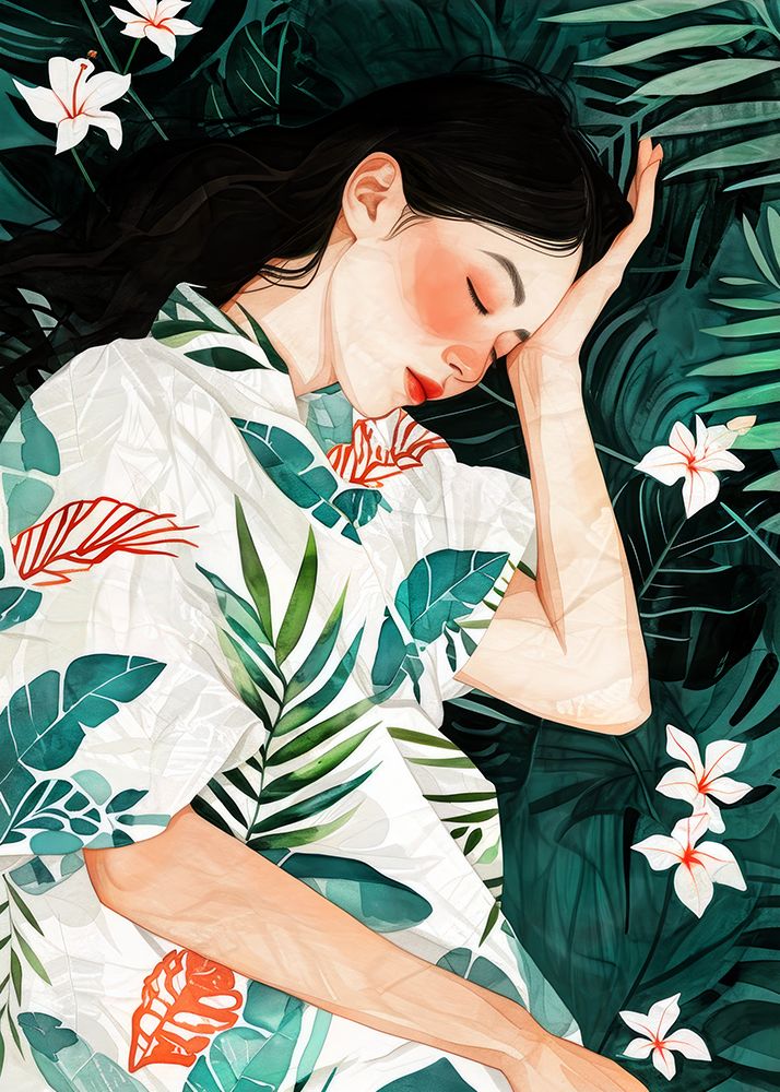 Portrait of a woman 33 art print by Justyna Jaszke for $57.95 CAD