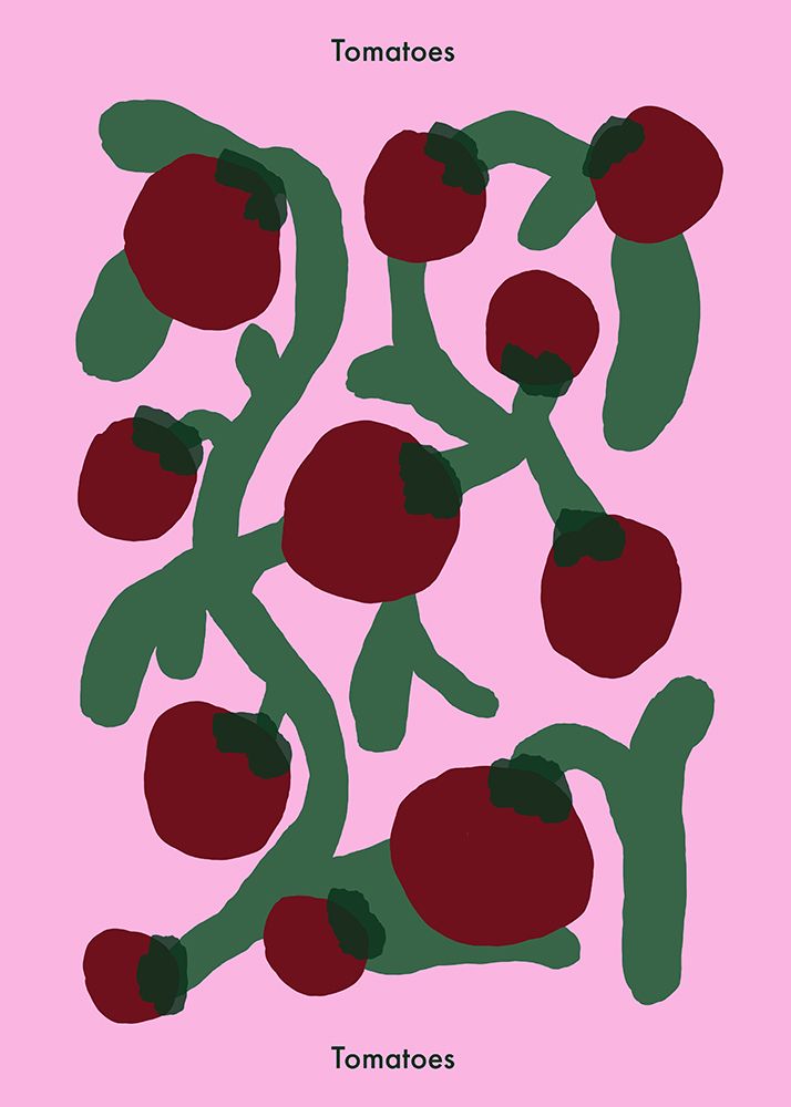 Tomatoes art print by Emma Make for $57.95 CAD