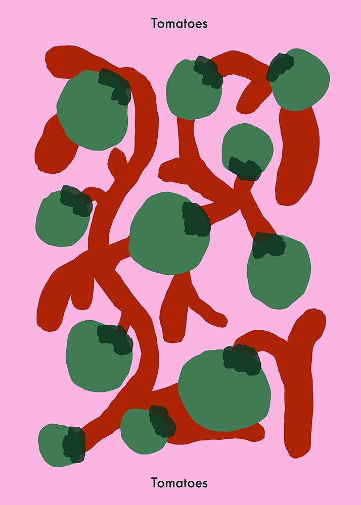 Tomatoes art print by Emma Make for $57.95 CAD