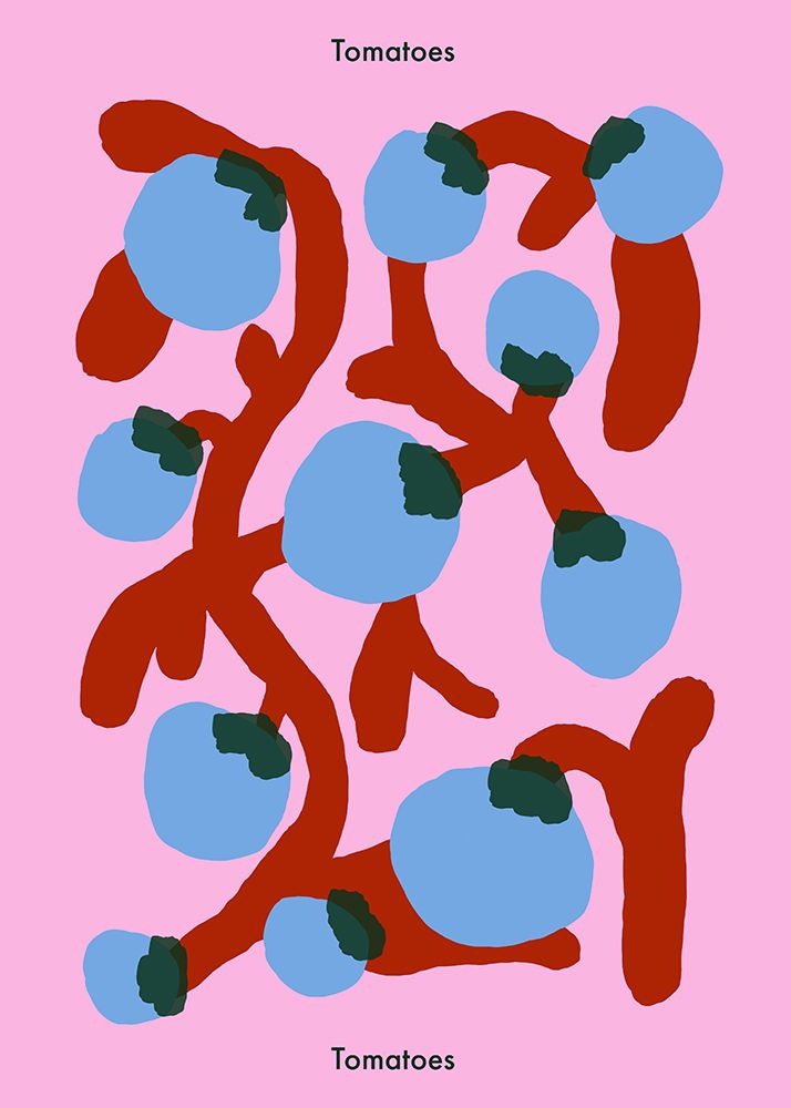 Tomatoes art print by Emma Make for $57.95 CAD