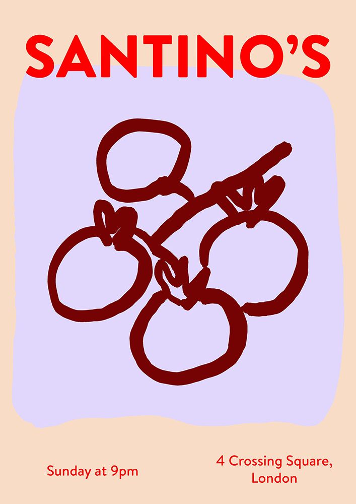 Santinos Poster art print by Emma Make for $57.95 CAD