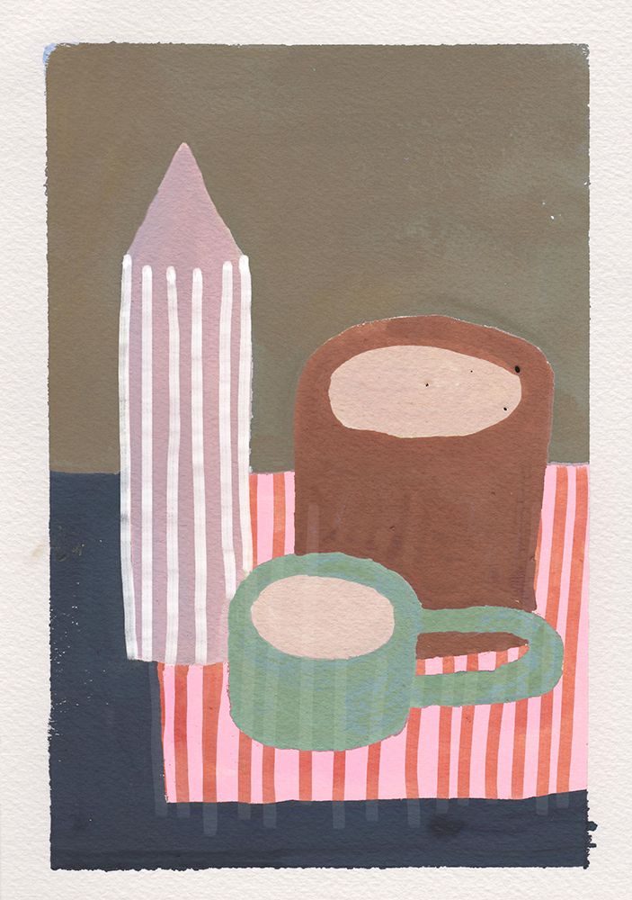 Still Life Mugs art print by Emma Make for $57.95 CAD
