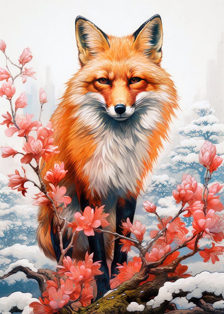 Fox graphic art print by Justyna Jaszke for $57.95 CAD