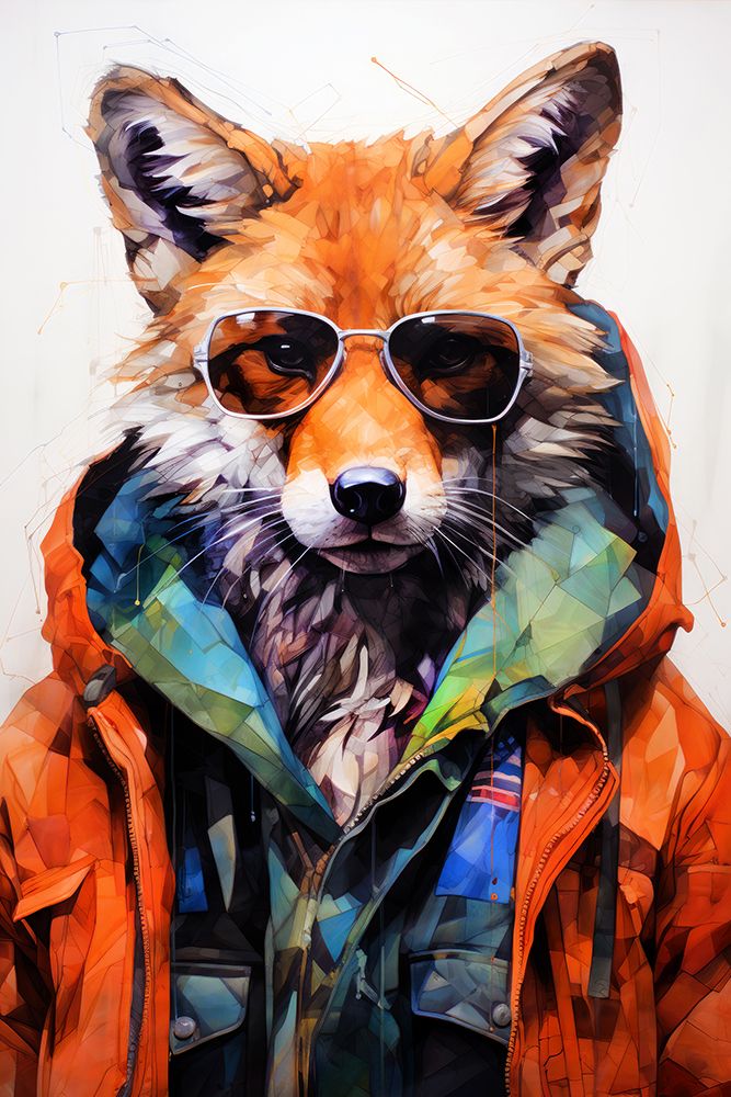 Fox illustration art print by Justyna Jaszke for $57.95 CAD