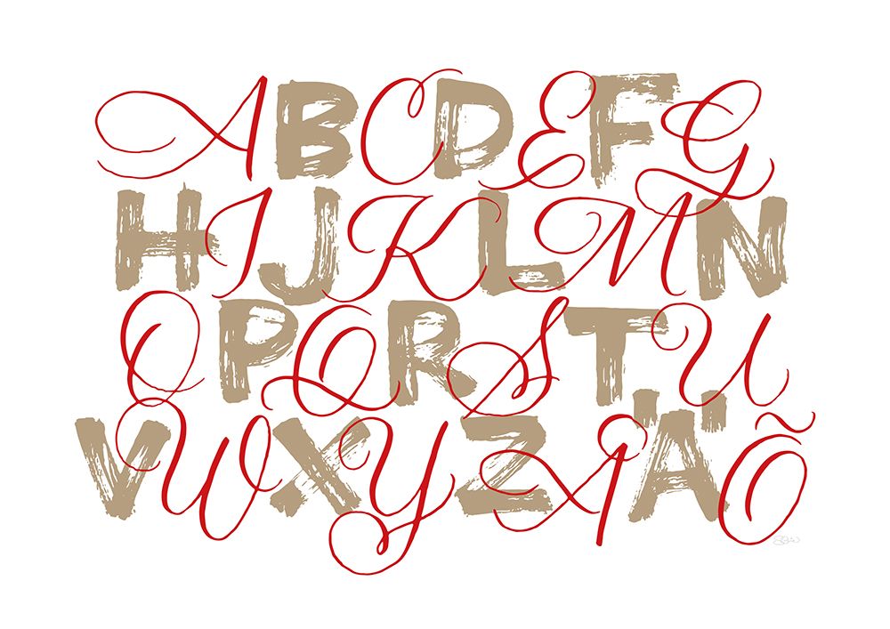 ABC white art print by Sofie Bjorkgren-Nase for $57.95 CAD