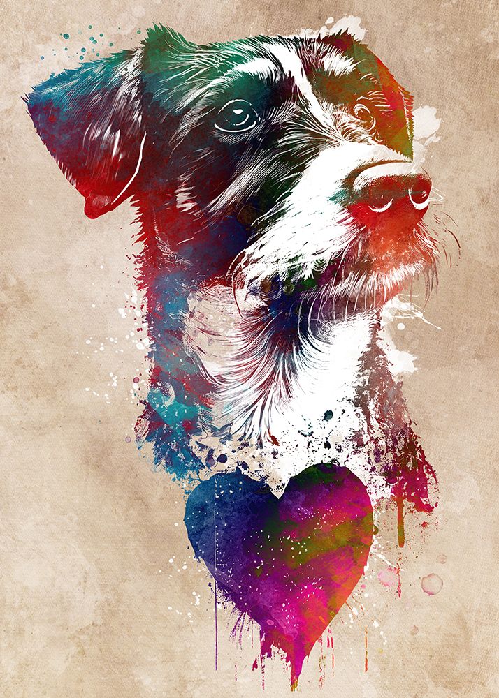 Dog love 2 art print by Justyna Jaszke for $57.95 CAD