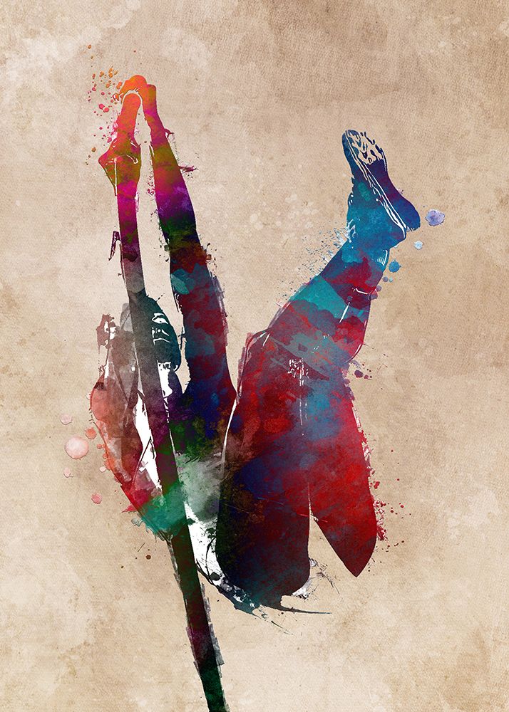Sport Pole Vault 1 art print by Justyna Jaszke for $57.95 CAD