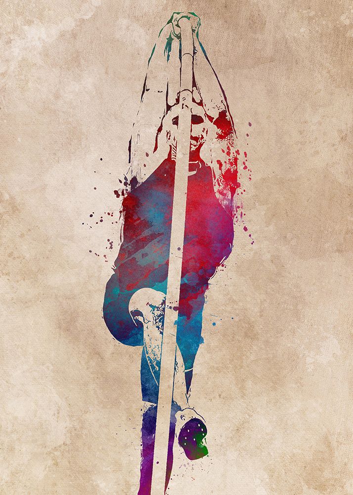 Sport Pole Vault 5 art print by Justyna Jaszke for $57.95 CAD