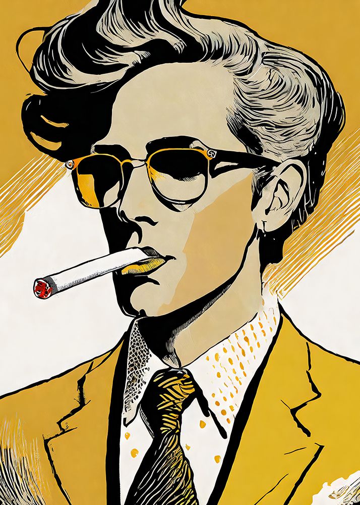Cigarette Man art print by Andreas Magnusson for $57.95 CAD