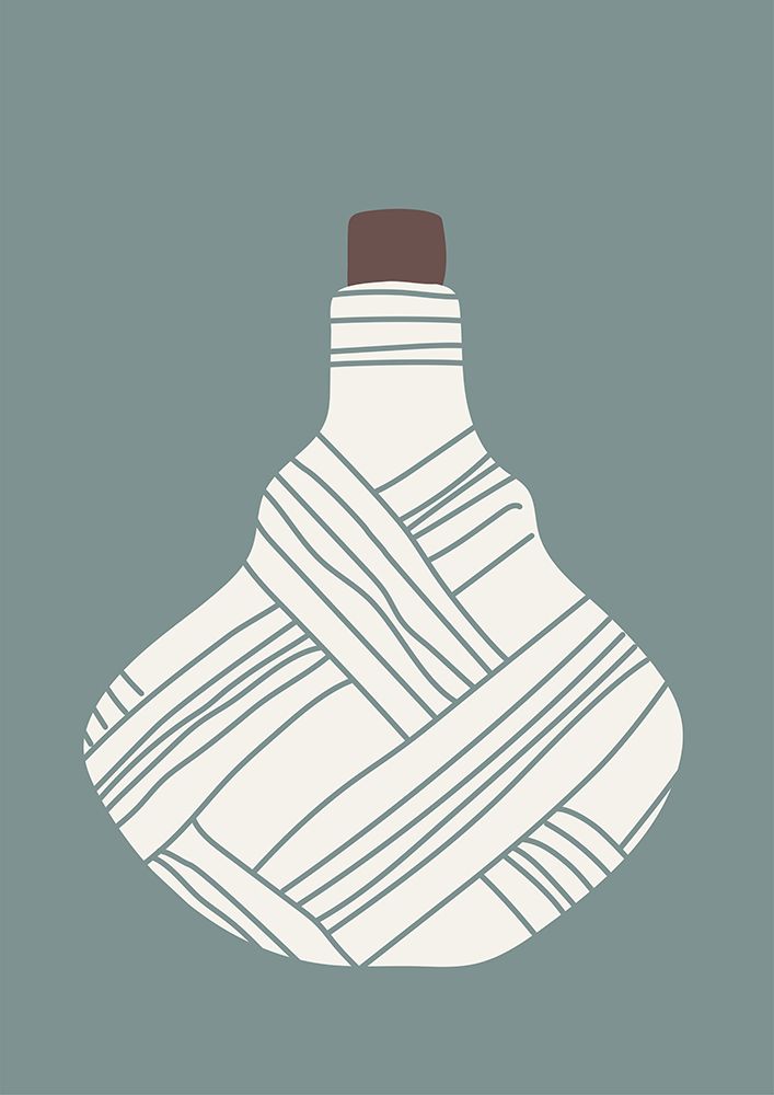 Kitchen Poetry Vintage Bottle 2 art print by Christina Heitmann for $57.95 CAD