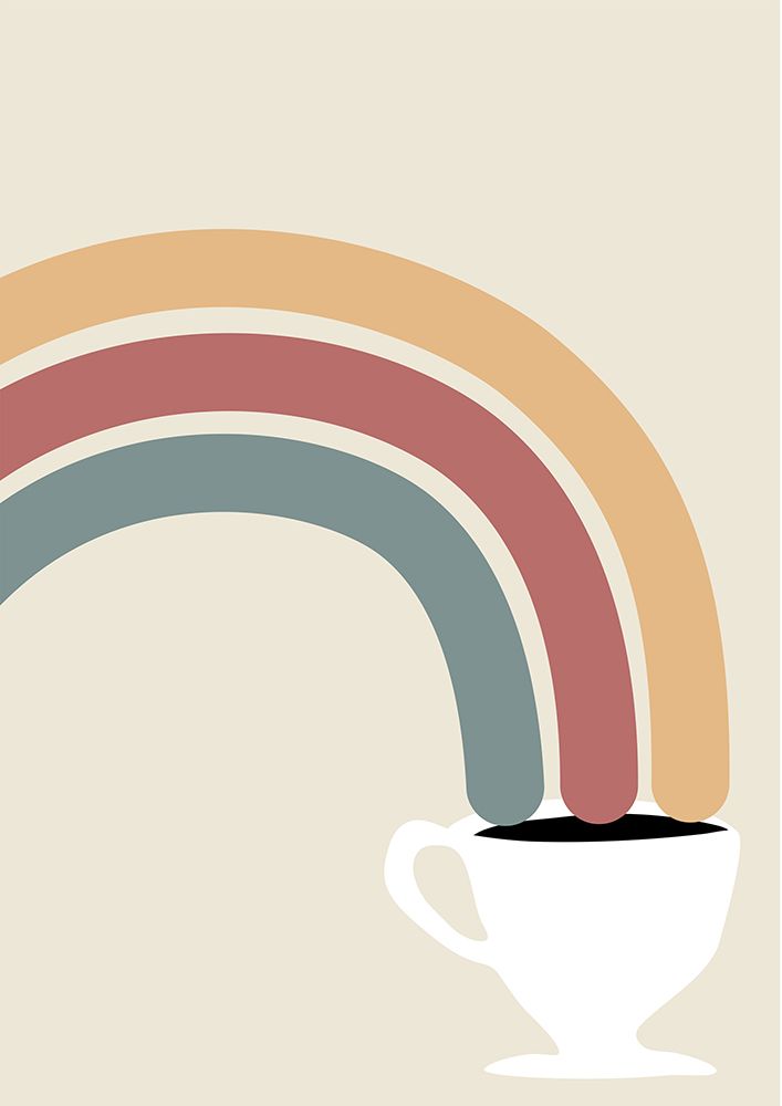 Kitchen Poetry Follow the Rainbow art print by Christina Heitmann for $57.95 CAD