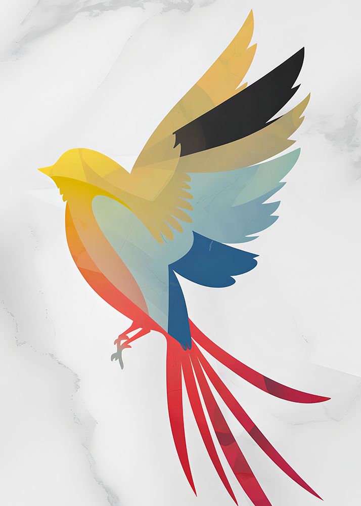 Colorful Bird art print by Andreas Magnusson for $57.95 CAD