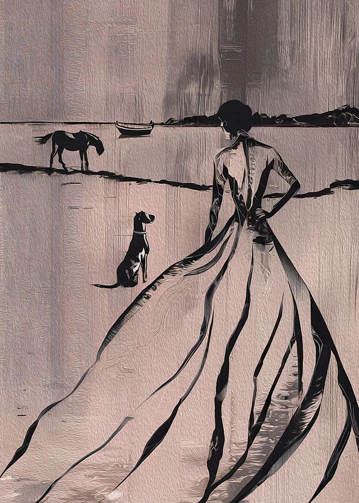 Woman By the Lake art print by Andreas Magnusson for $57.95 CAD