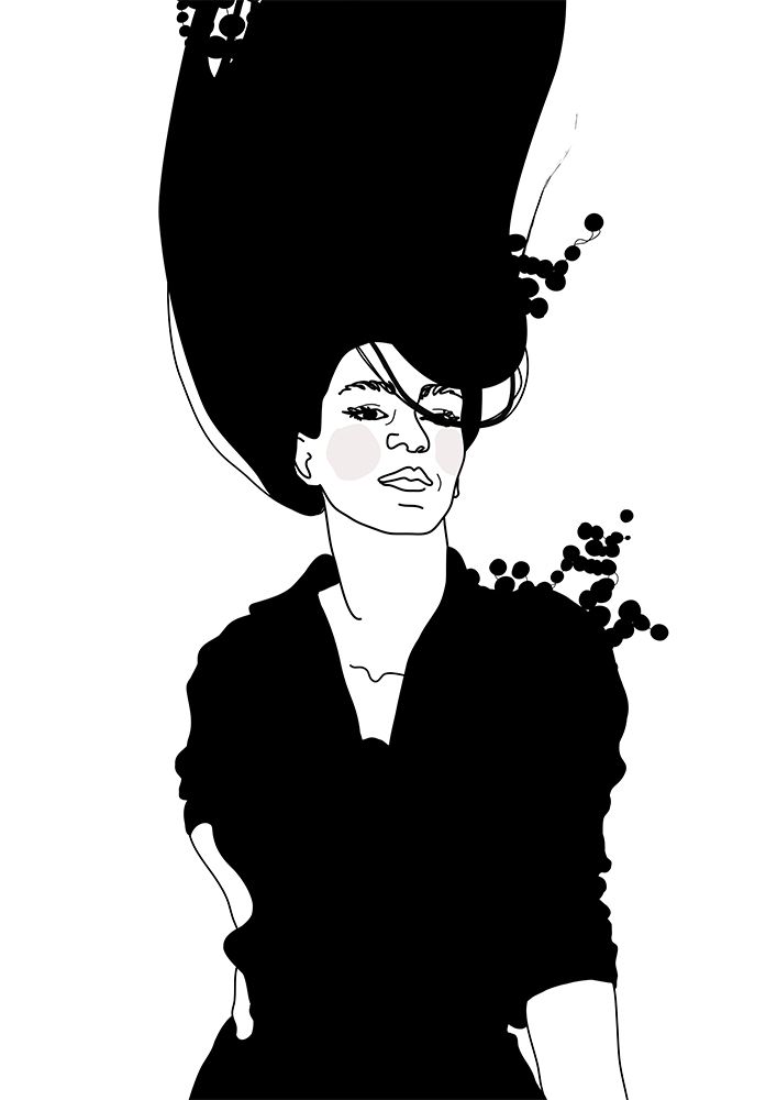Strike a Pose Malou art print by Christina Heitmann for $57.95 CAD
