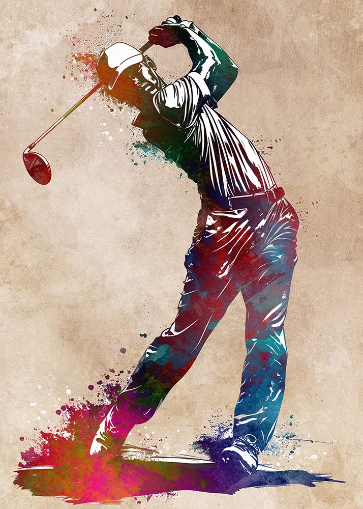Sport Golf 1 art print by Justyna Jaszke for $57.95 CAD