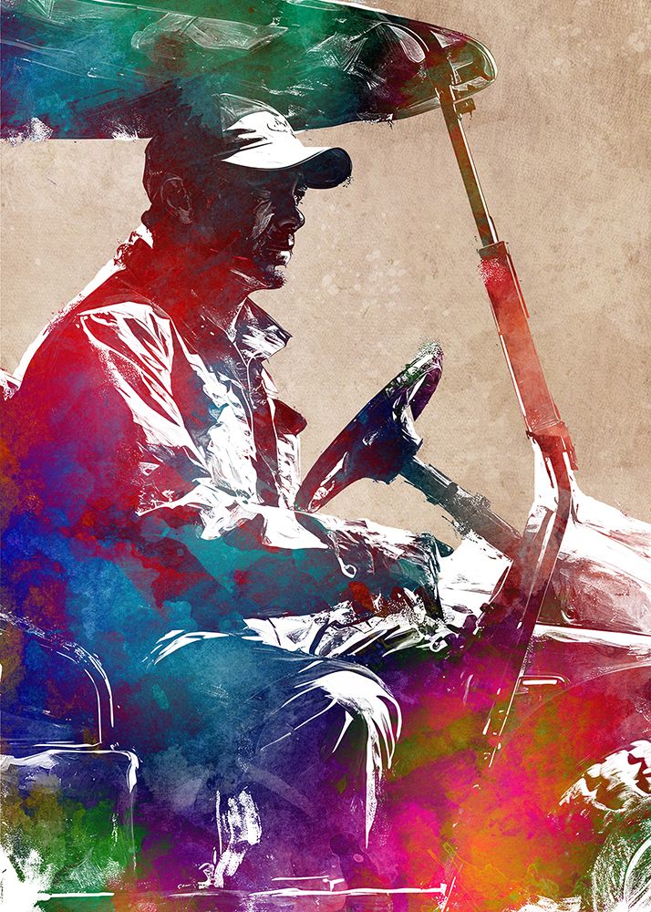 Sport Golf 4 art print by Justyna Jaszke for $57.95 CAD