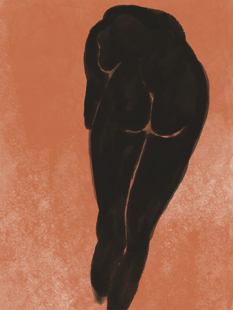 Bathing nude in black art print by Little Dean for $57.95 CAD