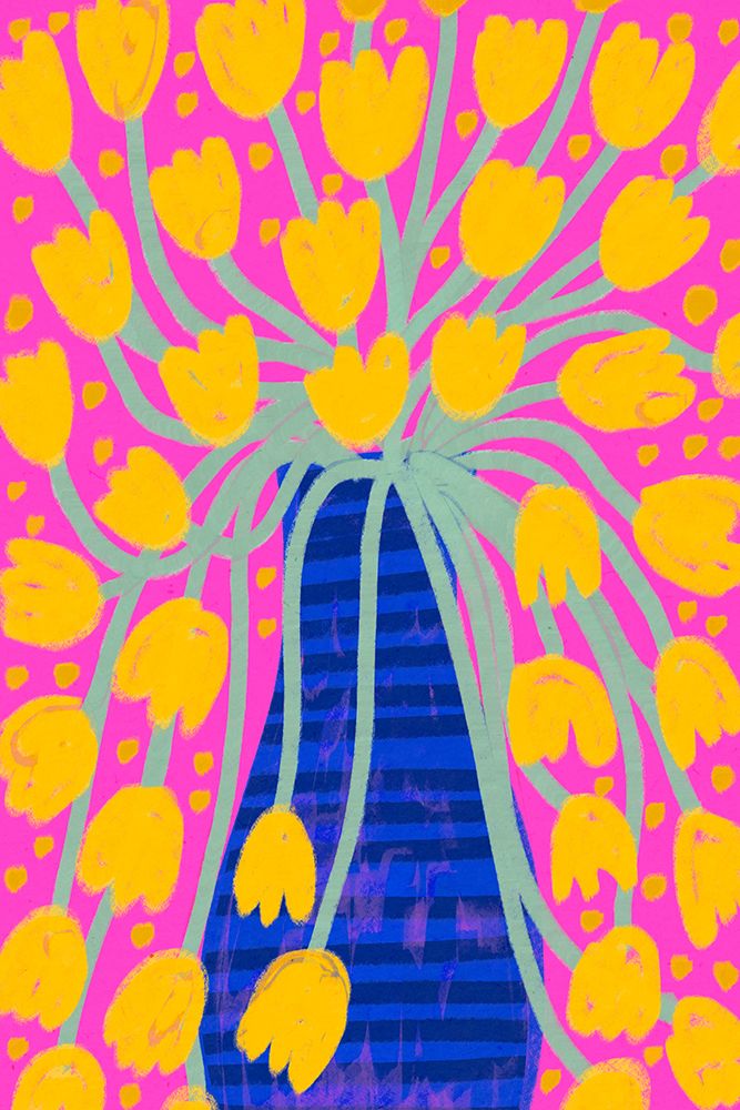 Yellowtulips art print by Treechild for $57.95 CAD
