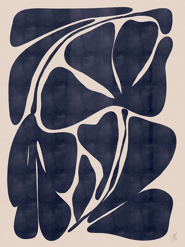Blue Abstract art print by Anne-Marie Volfova for $57.95 CAD