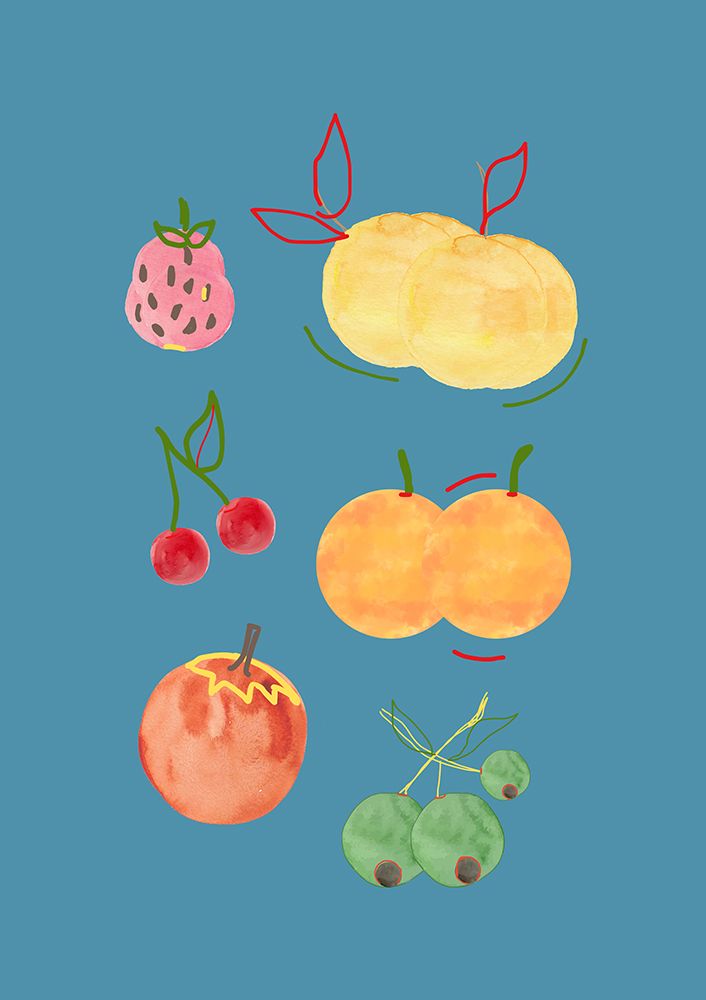 Fruit Fiesta 02 art print by Art of Living for $57.95 CAD