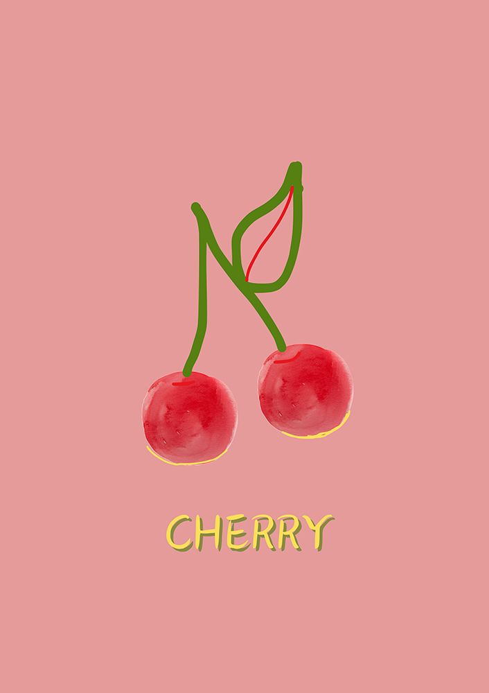 Cherry in Pink art print by Art of Living for $57.95 CAD