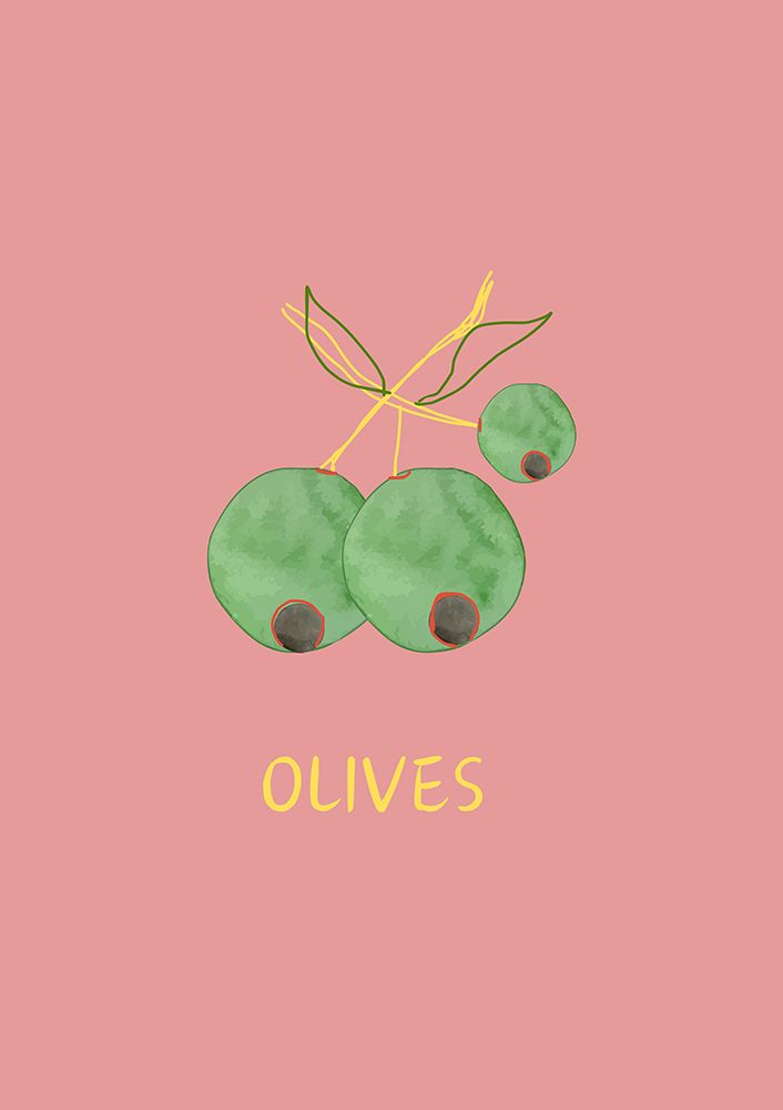 Olives in Pink art print by Art of Living for $57.95 CAD